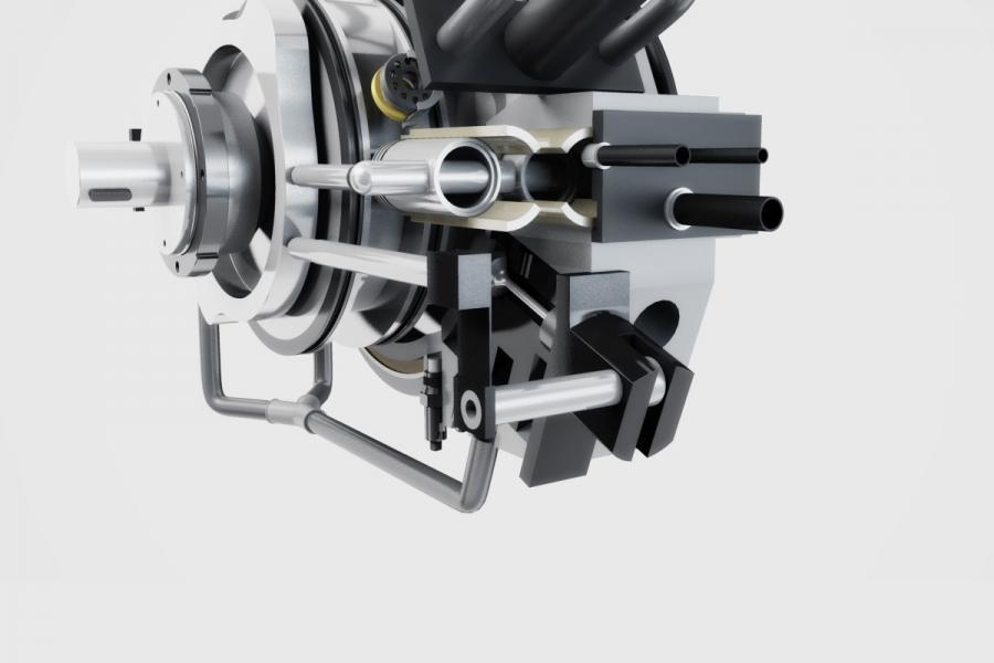 Animazione 3D – Motore endotermico rotativo
