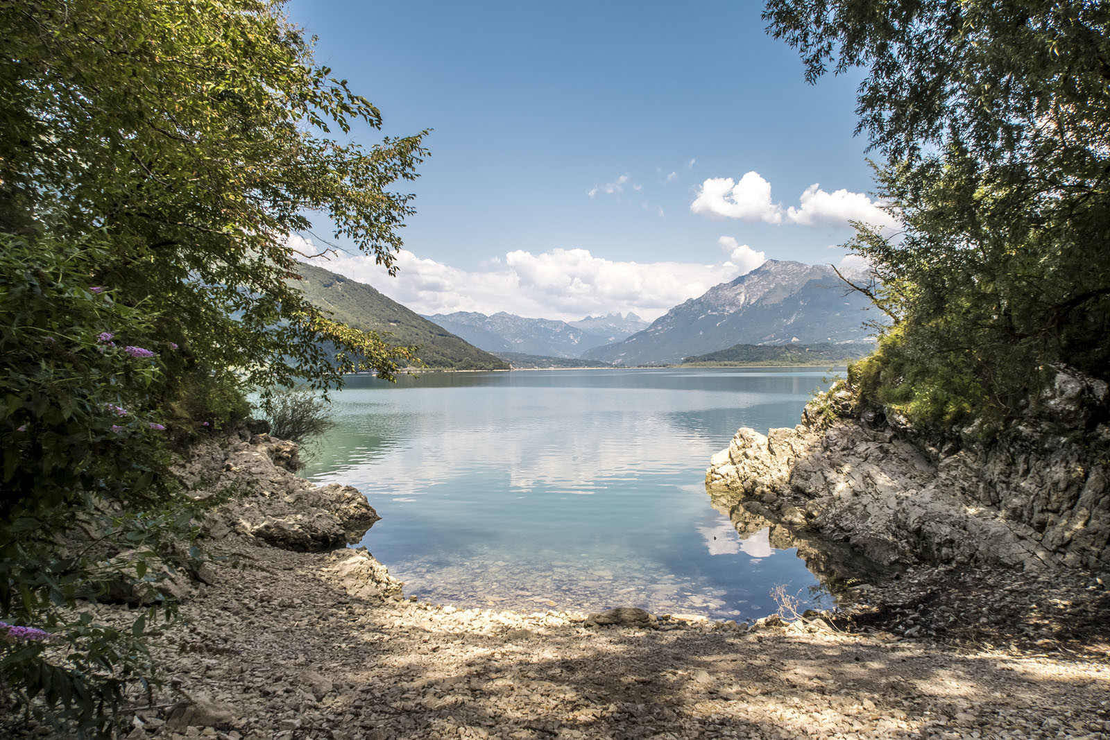 Lago di Santa Croce a Belluno