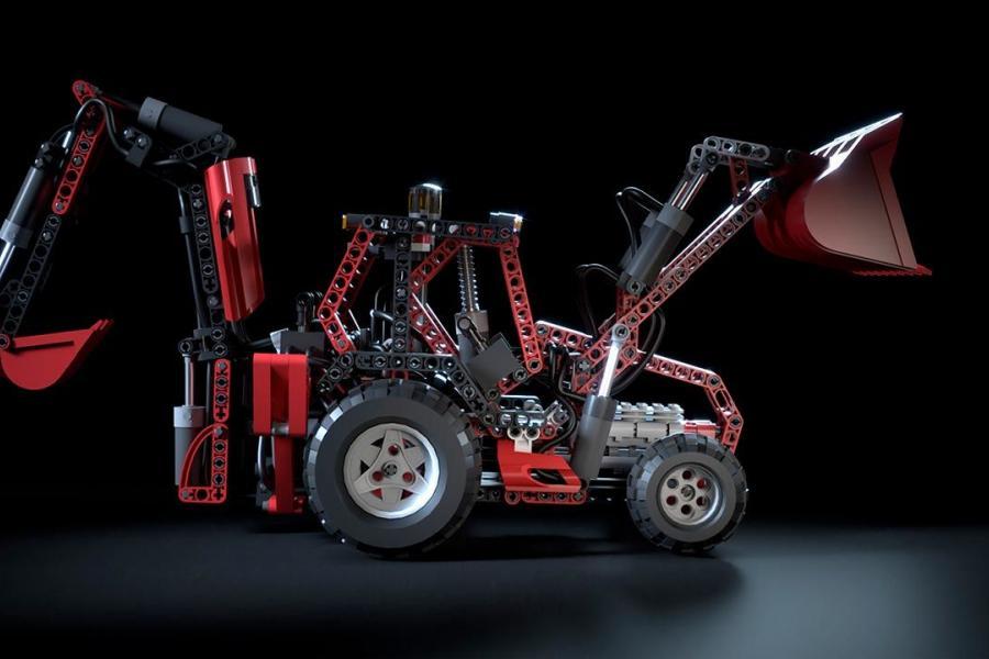 Lego Tractor animazione 3D