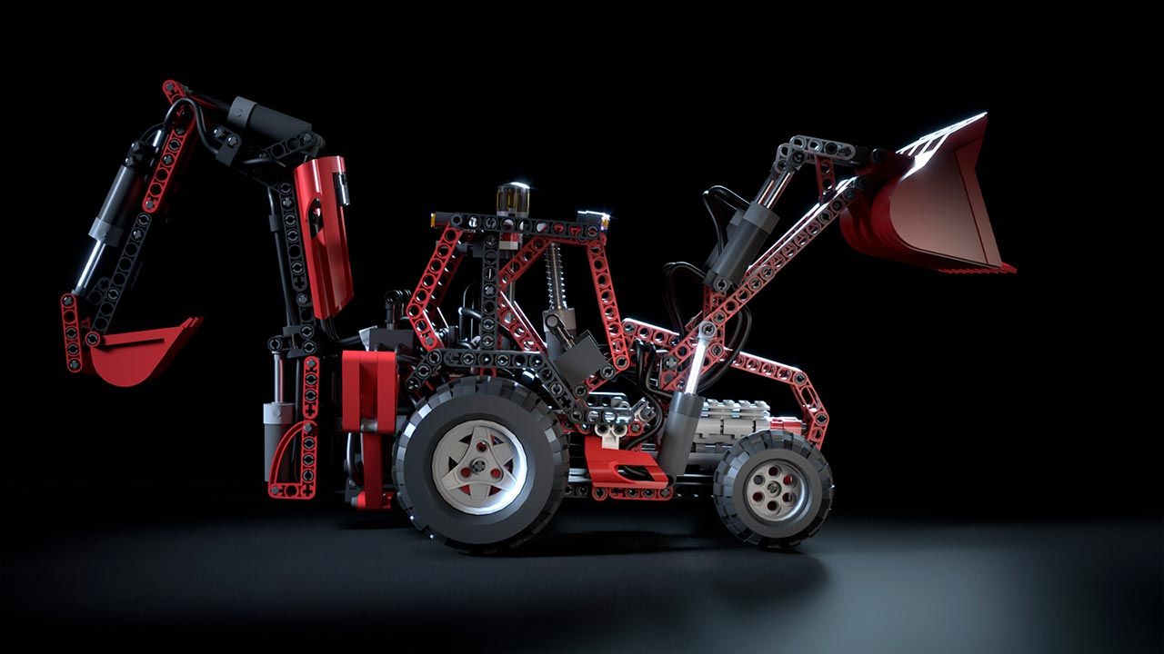 Lego Tractor animazione 3D